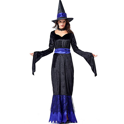 Witch Costume Women's Fairytale Theme Halloween Performance Cosplay Costumes Theme Party Costumes Women's Dance Costumes Polyester Split Joint
Witch Costume Women's Fairytale Theme Halloween Performance Cosplay Costumes Theme Party Costumes Women's Dance Costumes Polyester Split Joint