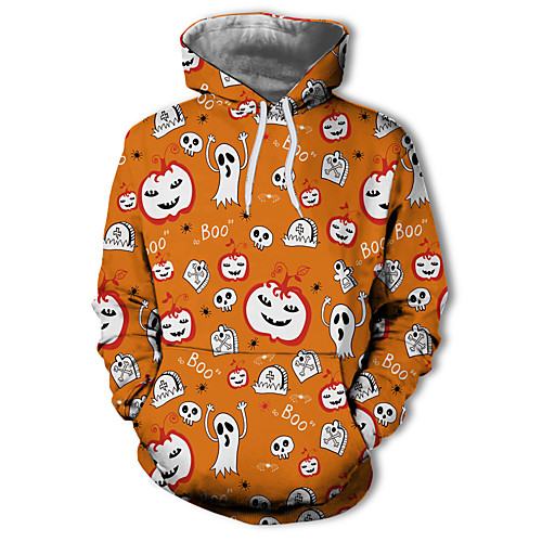 Men's Casual / Halloween Hoodie - Color Block / 3D / Character Orange US38 / UK38 / EU46
Men's Casual / Halloween Hoodie - Color Block / 3D / Character Orange US38 / UK38 / EU46