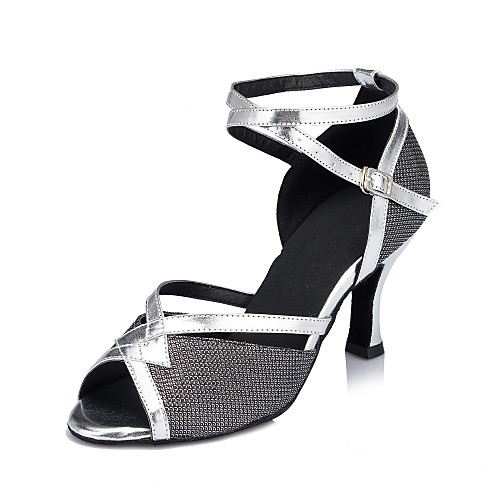 Women's Dance Shoes PU Latin Shoes Buckle Heel Thick Heel Customizable Black / White / Gold
Women's Dance Shoes PU Latin Shoes Buckle Heel Thick Heel Customizable Black / White / Gold