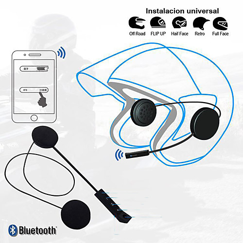 LITBest BT8 Motorcycle Hat Telephone & Driving Headset Wireless Mobile Phone Bluetooth 4.0 with Volume Control
LITBest BT8 Motorcycle Hat Telephone & Driving Headset Wireless Mobile Phone Bluetooth 4.0 with Volume Control