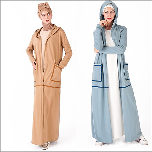Traditional & Cultural Wear Abaya Women's Daily Wear Polyester Split Joint Long Sleeve Abaya
Traditional & Cultural Wear Abaya Women's Daily Wear Polyester Split Joint Long Sleeve Abaya