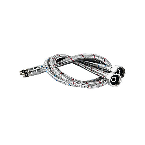G1/2 500mm Stainless Steel Flexible Cold/Hot Mixer Faucet Water Supply Hose Pipe
G1/2 500mm Stainless Steel Flexible Cold/Hot Mixer Faucet Water Supply Hose Pipe