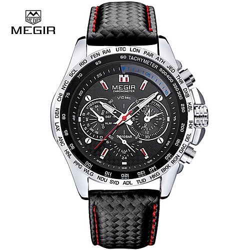MEGIR Men Quartz Watch Luxury Leather Sports Wristwatch Date Clock Quartz Watch
MEGIR Men Quartz Watch Luxury Leather Sports Wristwatch Date Clock Quartz Watch