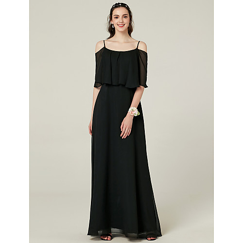 A-Line Spaghetti Strap Floor Length Chiffon Bridesmaid Dress with Ruching by LAN TING BRIDE
A-Line Spaghetti Strap Floor Length Chiffon Bridesmaid Dress with Ruching by LAN TING BRIDE
