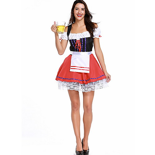 Bavarian Costume Women's International Halloween Performance Cosplay Costumes Theme Party Costumes Women's Dance Costumes Terylene Lace-up
Bavarian Costume Women's International Halloween Performance Cosplay Costumes Theme Party Costumes Women's Dance Costumes Terylene Lace-up