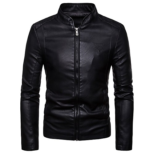 Men's Daily Basic Spring & Fall Regular Denim Jacket, Solid Colored Shirt Collar Long Sleeve Polyester Black / Wine / Brown
Men's Daily Basic Spring & Fall Regular Denim Jacket, Solid Colored Shirt Collar Long Sleeve Polyester Black / Wine / Brown