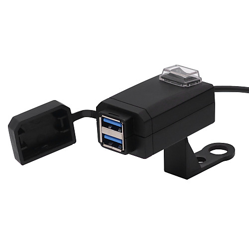 DC4.5V-32V Motorcycle Car Charger / Motorcycle QC 3.0 Dual USB Car Charger with Switch / IP65 / Black / Environmental Protection Material
DC4.5V-32V Motorcycle Car Charger / Motorcycle QC 3.0 Dual USB Car Charger with Switch / IP65 / Black / Environmental Protection Material