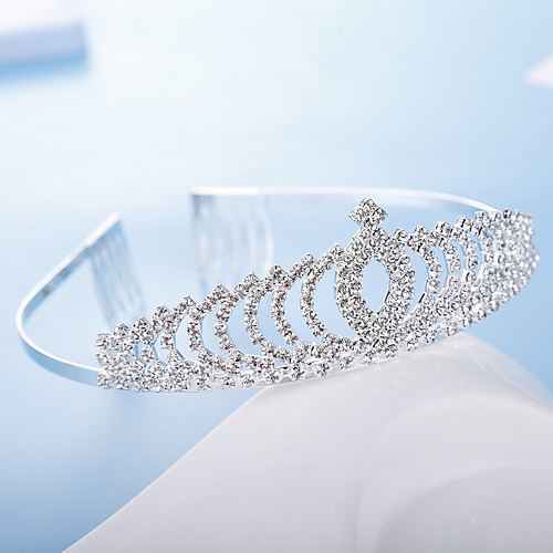 Alloy Tiaras / Headdress / Headpiece with Sparkling Glitter / Glitter 1pc Wedding Headpiece
Alloy Tiaras / Headdress / Headpiece with Sparkling Glitter / Glitter 1pc Wedding Headpiece