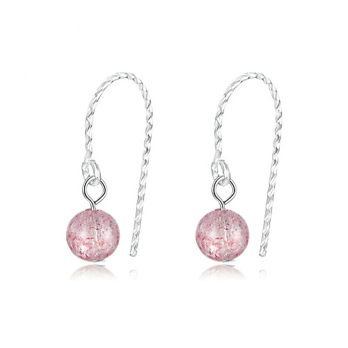 Pink Quartz Crystals Beads Earrings for Women Strawberry Natural Stone Dangle Earring 925 Sterling Silver Jewelry
Pink Quartz Crystals Beads Earrings for Women Strawberry Natural Stone Dangle Earring 925 Sterling Silver Jewelry