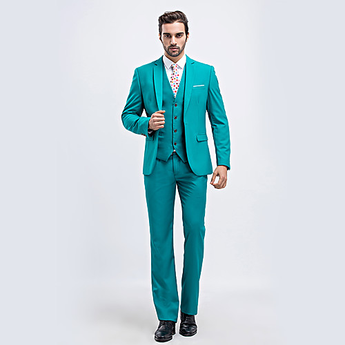 Jade Solid Colored Standard Fit Polyester Suit - Notch Single Breasted One-button
Jade Solid Colored Standard Fit Polyester Suit - Notch Single Breasted One-button