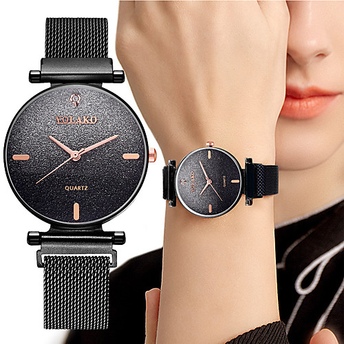 Women's Quartz Watches New Arrival Elegant Black Silver Rose Gold Stainless Steel Chinese Quartz Black Rose Gold Silver Chronograph Cute New Design 1 pc Analog One Year Battery Life
Women's Quartz Watches New Arrival Elegant Black Silver Rose Gold Stainless Steel Chinese Quartz Black Rose Gold Silver Chronograph Cute New Design 1 pc Analog One Year Battery Life