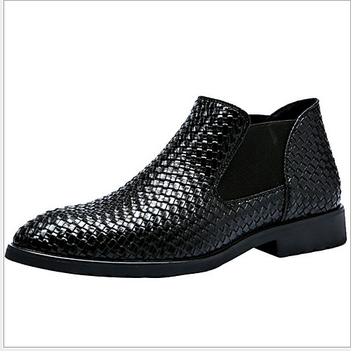 Men's Comfort Shoes PU Fall & Winter Boots Warm Booties / Ankle Boots Black / Red / Blue
Men's Comfort Shoes PU Fall & Winter Boots Warm Booties / Ankle Boots Black / Red / Blue