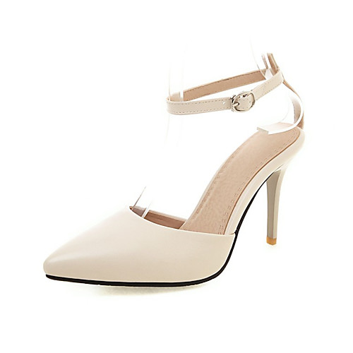 Women's Heels Stiletto Heel Pointed Toe Buckle Faux Leather Casual / Minimalism Walking Shoes Summer / Spring & Summer Black / Brown / Almond / Daily / 3-4
Women's Heels Stiletto Heel Pointed Toe Buckle Faux Leather Casual / Minimalism Walking Shoes Summer / Spring & Summer Black / Brown / Almond / Daily / 3-4