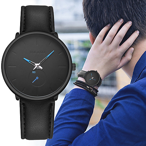 Men's Dress Watch Quartz Formal Style Stylish Leather Black / Brown Casual Watch Analog Fashion Minimalist - Brown Black / White Black / Blue One Year Battery Life / Stainless Steel
Men's Dress Watch Quartz Formal Style Stylish Leather Black / Brown Casual Watch Analog Fashion Minimalist - Brown Black / White Black / Blue One Year Battery Life / Stainless Steel