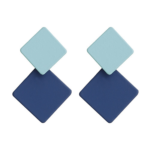 Women's Drop Earrings Earrings Two tone Box Simple European Trendy Fashion Earrings Jewelry Dark Green / Red / Blue For Daily Stage Street Holiday Work
Women's Drop Earrings Earrings Two tone Box Simple European Trendy Fashion Earrings Jewelry Dark Green / Red / Blue For Daily Stage Street Holiday Work