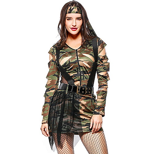 Career Costumes Costume Women's Uniform Halloween Performance Cosplay Costumes Theme Party Costumes Women's Dance Costumes Polyester Sashes / Ribbons
Career Costumes Costume Women's Uniform Halloween Performance Cosplay Costumes Theme Party Costumes Women's Dance Costumes Polyester Sashes / Ribbons