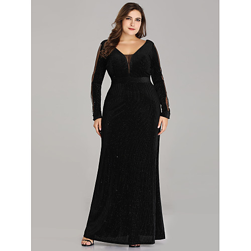 A-Line V Neck Floor Length Tulle Vintage Inspired Formal Evening Dress with by LAN TING Express / Illusion Sleeve
A-Line V Neck Floor Length Tulle Vintage Inspired Formal Evening Dress with by LAN TING Express / Illusion Sleeve