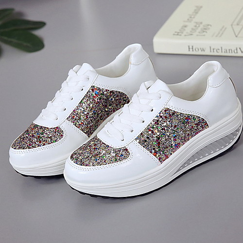 Women's Sneakers Flat Heel Round Toe Synthetics Running Shoes Summer White / Gold / Silver
Women's Sneakers Flat Heel Round Toe Synthetics Running Shoes Summer White / Gold / Silver