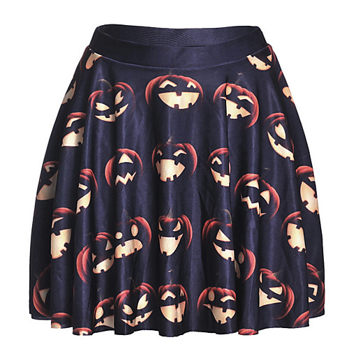 Women's Halloween Basic Plus Size A Line Skirts - Geometric Print Navy Blue S M L
Women's Halloween Basic Plus Size A Line Skirts - Geometric Print Navy Blue S M L