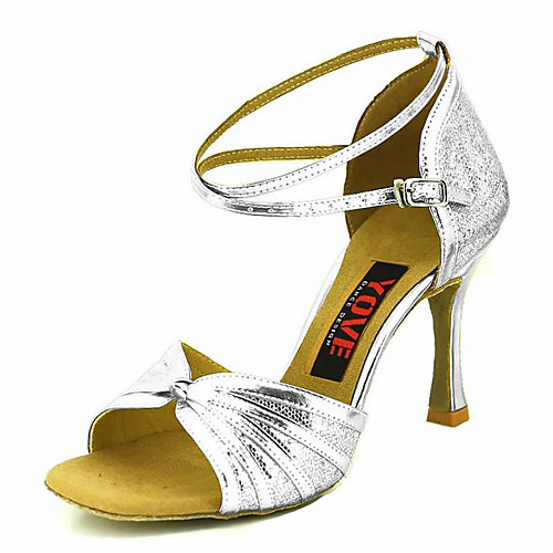 Women's Dance Shoes PU Latin Shoes Buckle Heel Flared Heel Customizable Black / Silver / Red / Performance / Leather / Practice
Women's Dance Shoes PU Latin Shoes Buckle Heel Flared Heel Customizable Black / Silver / Red / Performance / Leather / Practice