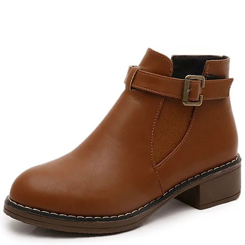 Women's Boots Low Heel Round Toe PU Booties / Ankle Boots Fall & Winter Black / Yellow / Gray
Women's Boots Low Heel Round Toe PU Booties / Ankle Boots Fall & Winter Black / Yellow / Gray