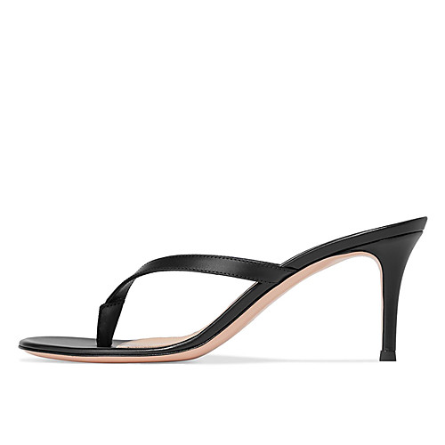 Women's Sandals Stiletto Heel Open Toe Faux Leather Sweet / British Fall / Spring & Summer Black / Light Brown / White
Women's Sandals Stiletto Heel Open Toe Faux Leather Sweet / British Fall / Spring & Summer Black / Light Brown / White