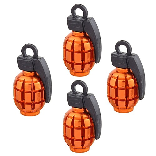 4pcs Universal Wheel Tyre Valve Caps Aluminum Grenade Bomb Shape Bicycle Tire Air Valve Cover for Car Truck Motocycle
4pcs Universal Wheel Tyre Valve Caps Aluminum Grenade Bomb Shape Bicycle Tire Air Valve Cover for Car Truck Motocycle