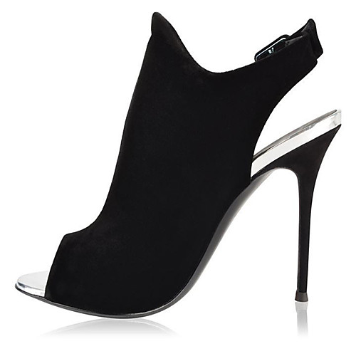 Women's Boots Stiletto Heel Peep Toe Buckle Suede Booties / Ankle Boots Minimalism Spring & Fall / Winter Black / Party & Evening
Women's Boots Stiletto Heel Peep Toe Buckle Suede Booties / Ankle Boots Minimalism Spring & Fall / Winter Black / Party & Evening