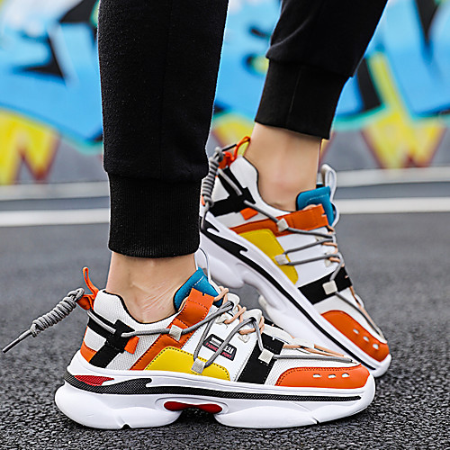Men's Chunky Sneakers Mesh Spring & Summer Casual Athletic Shoes Orange / Gray
Men's Chunky Sneakers Mesh Spring & Summer Casual Athletic Shoes Orange / Gray