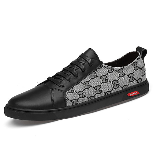 Men's Comfort Shoes Nappa Leather Spring & Summer / Fall & Winter British Sneakers Breathable Black / Dark Grey
Men's Comfort Shoes Nappa Leather Spring & Summer / Fall & Winter British Sneakers Breathable Black / Dark Grey