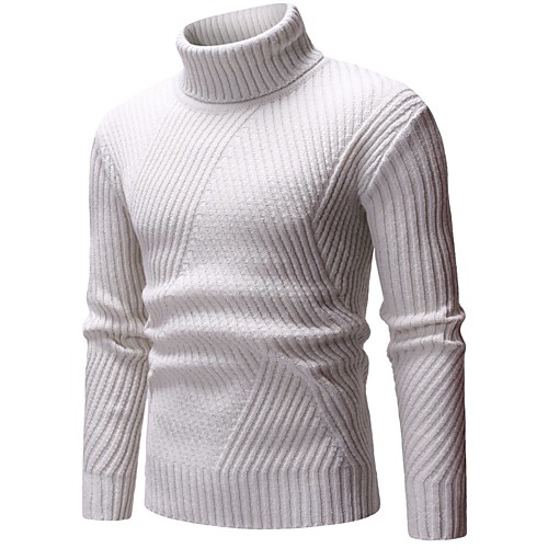 Men's Solid Colored Long Sleeve Pullover, Turtleneck Fall / Winter Black / Beige / Gray US32 / UK32 / EU40 / US34 / UK34 / EU42 / US36 / UK36 / EU44
Men's Solid Colored Long Sleeve Pullover, Turtleneck Fall / Winter Black / Beige / Gray US32 / UK32 / EU40 / US34 / UK34 / EU42 / US36 / UK36 / EU44