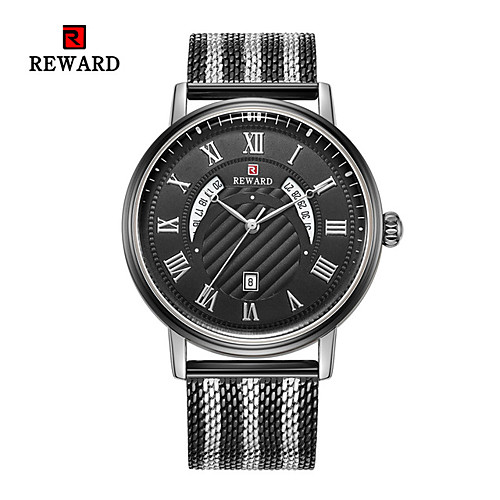 Men's Dress Watch Quartz Formal Style Modern Style Black / Blue / Silver 30 m Calendar / date / day Creative New Design Analog Casual Fashion - Black White Gold
Men's Dress Watch Quartz Formal Style Modern Style Black / Blue / Silver 30 m Calendar / date / day Creative New Design Analog Casual Fashion - Black White Gold