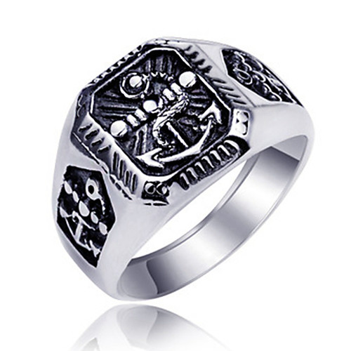 Men's Band Ring Ring Tail Ring 1pc Silver Titanium Steel Circular Vintage Basic Fashion Gift Daily Jewelry Cross Cool
Men's Band Ring Ring Tail Ring 1pc Silver Titanium Steel Circular Vintage Basic Fashion Gift Daily Jewelry Cross Cool