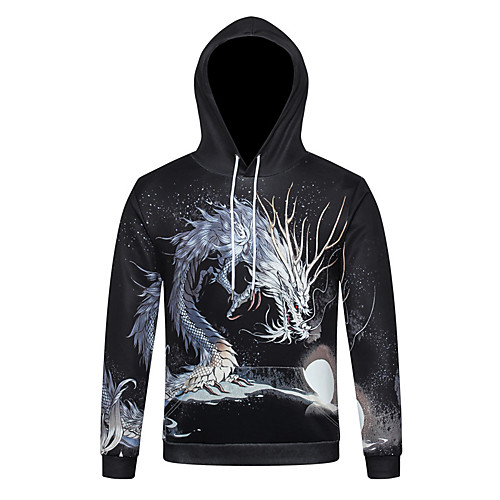 Men's Casual / Basic Hoodie - Color Block / 3D / Cartoon Black US32 / UK32 / EU40
Men's Casual / Basic Hoodie - Color Block / 3D / Cartoon Black US32 / UK32 / EU40