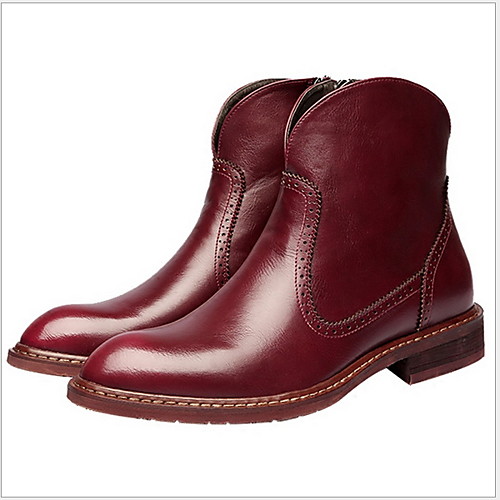 Men's Comfort Shoes PU Fall & Winter Boots Warm Booties / Ankle Boots Black / Brown / Red
Men's Comfort Shoes PU Fall & Winter Boots Warm Booties / Ankle Boots Black / Brown / Red