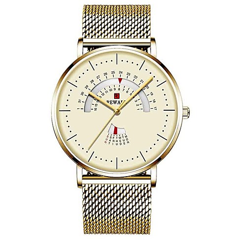 Men's Dress Watch Quartz Formal Style Modern Style Black / Blue / Silver 30 m Calendar / date / day Creative New Design Analog Casual Fashion - Gold Blue Black
Men's Dress Watch Quartz Formal Style Modern Style Black / Blue / Silver 30 m Calendar / date / day Creative New Design Analog Casual Fashion - Gold Blue Black
