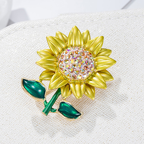 Women's Brooches Sunflower Cartoon Fashion Brooch Jewelry Yellow For Gift Daily
Women's Brooches Sunflower Cartoon Fashion Brooch Jewelry Yellow For Gift Daily