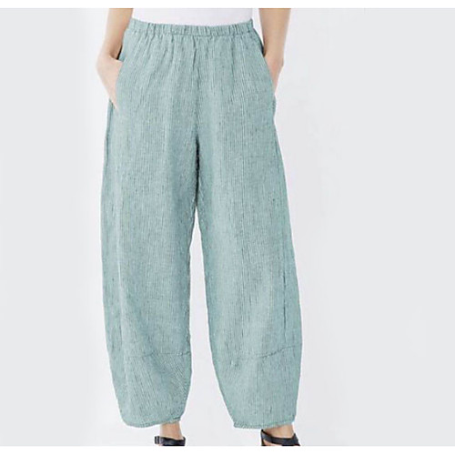 Women's Basic Wide Leg Pants - Striped Blushing Pink Gray Light Blue XL XXL XXXL
Women's Basic Wide Leg Pants - Striped Blushing Pink Gray Light Blue XL XXL XXXL