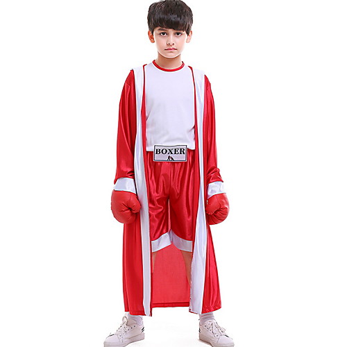 Boxer Costume Boys' Career Halloween Performance Theme Party Costumes Boys' Dance Costumes Polyester Split Joint
Boxer Costume Boys' Career Halloween Performance Theme Party Costumes Boys' Dance Costumes Polyester Split Joint