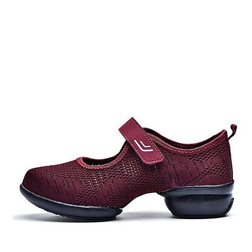 Women's Dance Shoes Mesh Dance Sneakers Sneaker Thick Heel Customizable Black / Drak Red / Gray / Performance / Practice
Women's Dance Shoes Mesh Dance Sneakers Sneaker Thick Heel Customizable Black / Drak Red / Gray / Performance / Practice