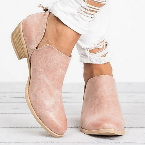 Women's Boots Block Heel Round Toe PU(Polyurethane) Booties / Ankle Boots Summer Black / Pink / Beige
Women's Boots Block Heel Round Toe PU(Polyurethane) Booties / Ankle Boots Summer Black / Pink / Beige
