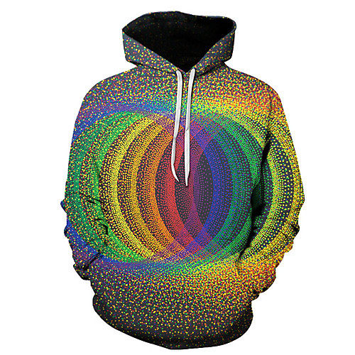 Men's Plus Size Casual / Street chic Hoodie - Color Block / 3D Hooded Rainbow US32 / UK32 / EU40
Men's Plus Size Casual / Street chic Hoodie - Color Block / 3D Hooded Rainbow US32 / UK32 / EU40