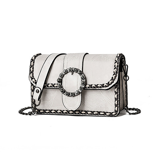 Women's PU(Polyurethane) Crossbody Bag Solid Color Black / Blushing Pink / Blue
Women's PU(Polyurethane) Crossbody Bag Solid Color Black / Blushing Pink / Blue