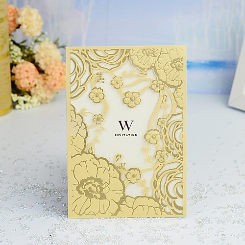 Wrap & Pocket Wedding Invitations 30pcs - Invitation Cards / Thank You Cards / Response Cards Artistic Style / Modern Style / Fairytale Theme Pearl Paper 5""×7 ¼"" (12.718.4cm)
Wrap & Pocket Wedding Invitations 30pcs - Invitation Cards / Thank You Cards / Response Cards Artistic Style / Modern Style / Fairytale Theme Pearl Paper 5""×7 ¼"" (12.718.4cm)