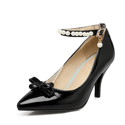 Women's Heels Stiletto Heel Pointed Toe Rhinestone / Bowknot / Imitation Pearl PU Spring & Fall Black / Wine / Blue / Wedding
Women's Heels Stiletto Heel Pointed Toe Rhinestone / Bowknot / Imitation Pearl PU Spring & Fall Black / Wine / Blue / Wedding