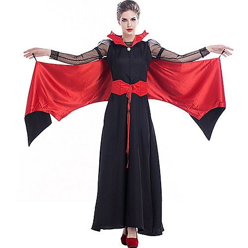 Vampire Costume Women's Fairytale Theme Halloween Performance Theme Party Costumes Women's Dance Costumes Terylene Split Joint
Vampire Costume Women's Fairytale Theme Halloween Performance Theme Party Costumes Women's Dance Costumes Terylene Split Joint