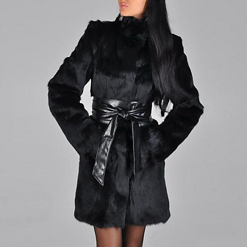 Women's Daily / Going out Fall / Winter Long Faux Fur Coat, Solid Colored Turtleneck Long Sleeve Faux Fur Black
Women's Daily / Going out Fall / Winter Long Faux Fur Coat, Solid Colored Turtleneck Long Sleeve Faux Fur Black