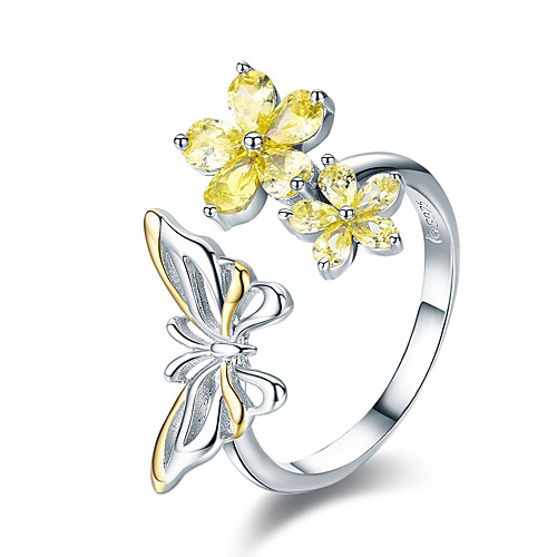 2019 New 925 Sterling Silver Dancing Butterfly & Flower Adjustable Women Ring Fashion Ring Luxury Jewelry anel
2019 New 925 Sterling Silver Dancing Butterfly & Flower Adjustable Women Ring Fashion Ring Luxury Jewelry anel