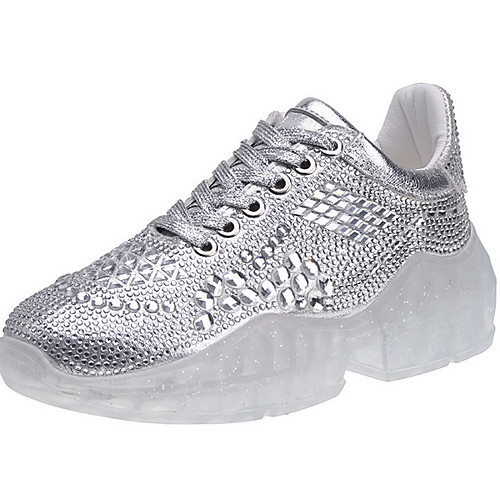 Women's Athletic Shoes Flat Heel Round Toe PU Dad Shoes Running Shoes Summer Gold / Silver
Women's Athletic Shoes Flat Heel Round Toe PU Dad Shoes Running Shoes Summer Gold / Silver