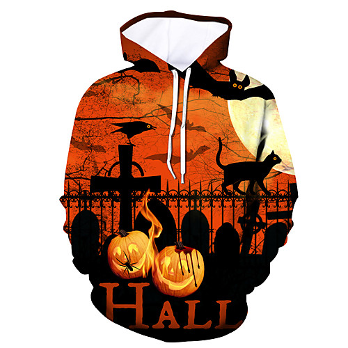 Men's Active / Halloween Hoodie - Color Block / Skull Orange US32 / UK32 / EU40
Men's Active / Halloween Hoodie - Color Block / Skull Orange US32 / UK32 / EU40